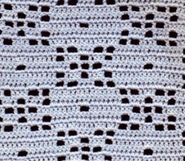 Relief Crochet Fillet Pattern