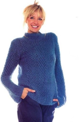 ​Royal Blue Knit Pullover