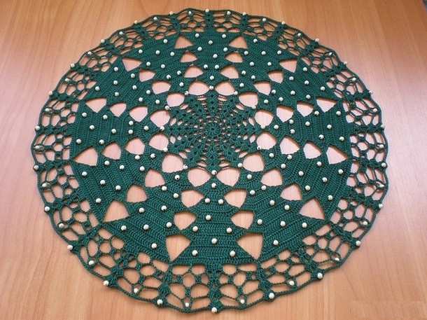 Inspiration. Crochet Christmas Doilies.