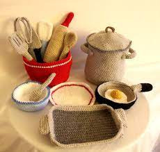 Inspiration. Crochet Kitchen Tools.