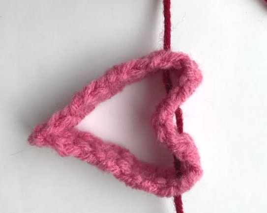 Crochet Hearts Garland Crochet Hearts Garland