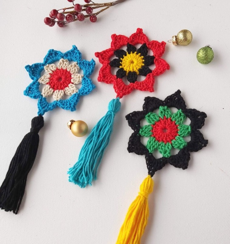 ​Crochet Tassels With Stars