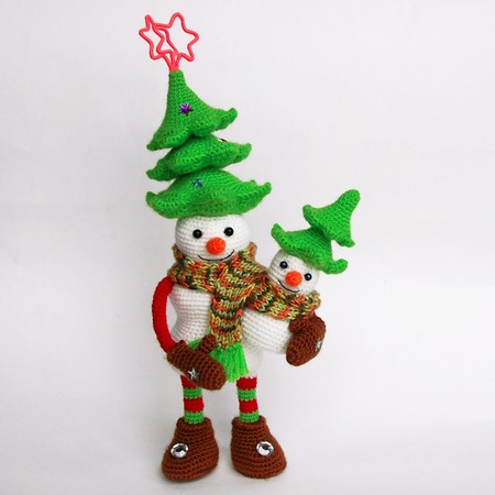 Inspiration. Christmas Amigurumi.