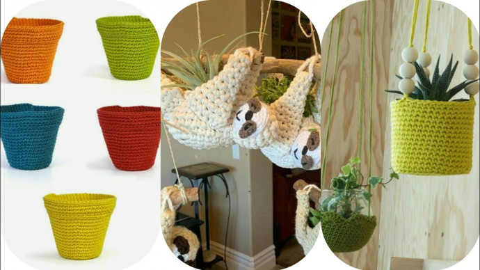 Inspiration. Crochet Pot Holders.