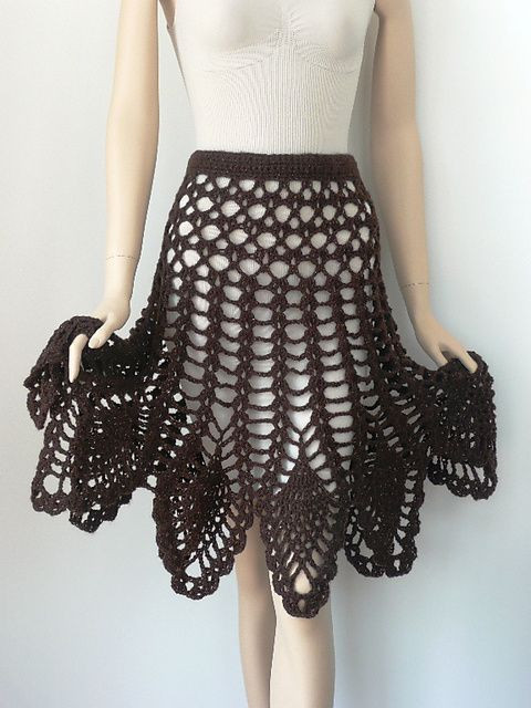 Inspiration. Crochet Skirts.