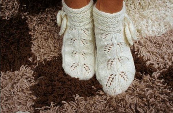 ​Relief Knit Slippers