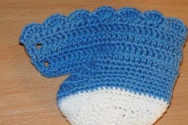 Crochet Booties with Ridges Crochet Booties with Ridges