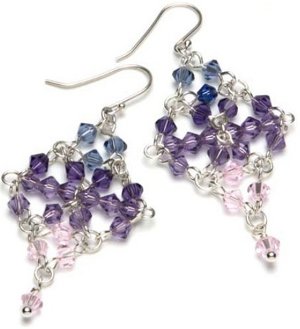 Evening Rhomb Beads Earrings Evening Rhomb Beads Earrings