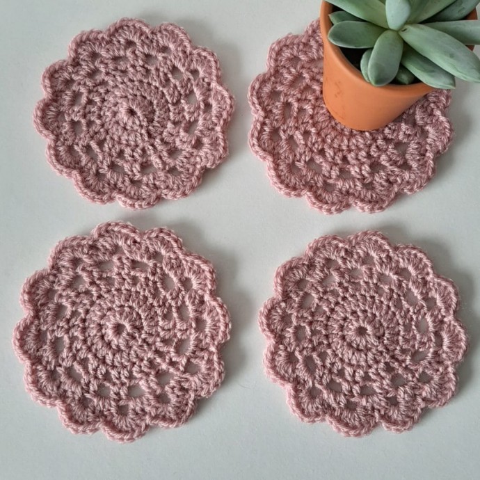 Inspiration. Crochet Coasters.