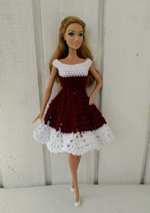 Inspiration. Crochet Doll's Dresses.