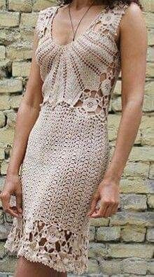 Inspiration. Tender Knit and Crochet Dresses.