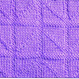 Knit Diagonal Squares Pattern Knit Diagonal Squares Pattern