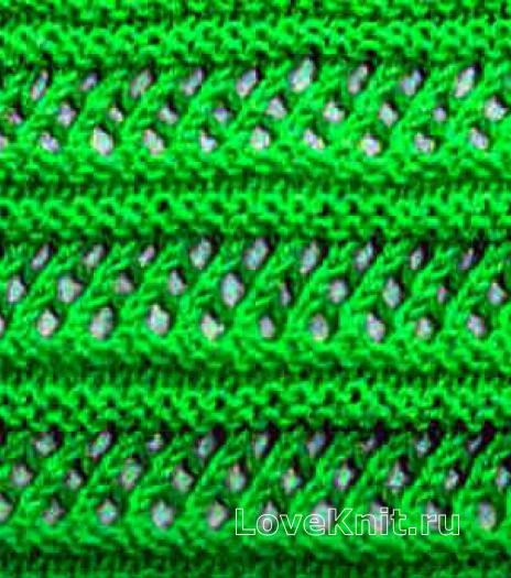 Knit Right Diagonals Stitch Pattern