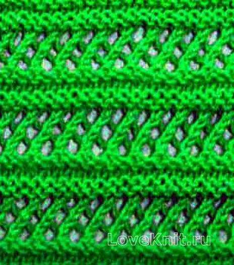 Knit Right Diagonals Stitch Pattern