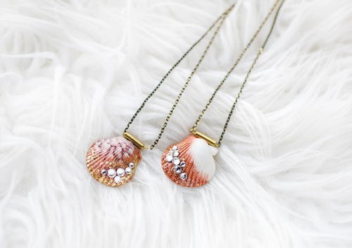​Necklace with Sparkling Shell