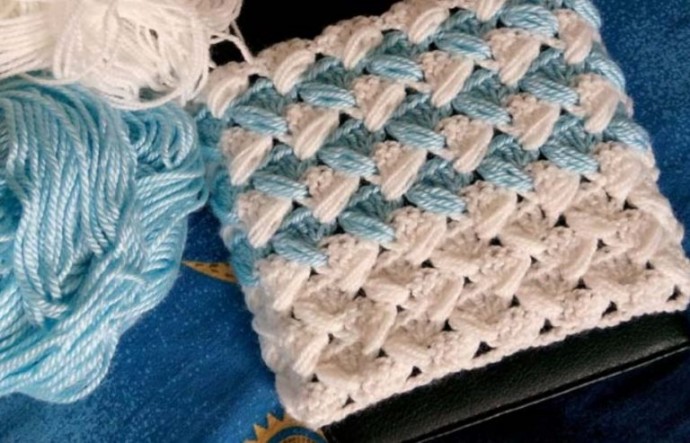 Relief Zigzags Crochet Stitch