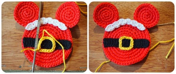 ​Crochet Christmas Mickey Mouse