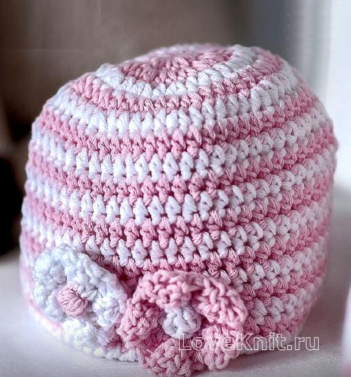 ​Crochet Two-Colored Beanie
