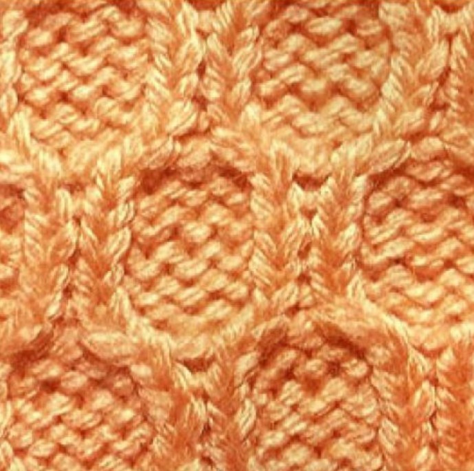 Huge Honeycombs Knit Stitch Huge Honeycombs Knit Stitch