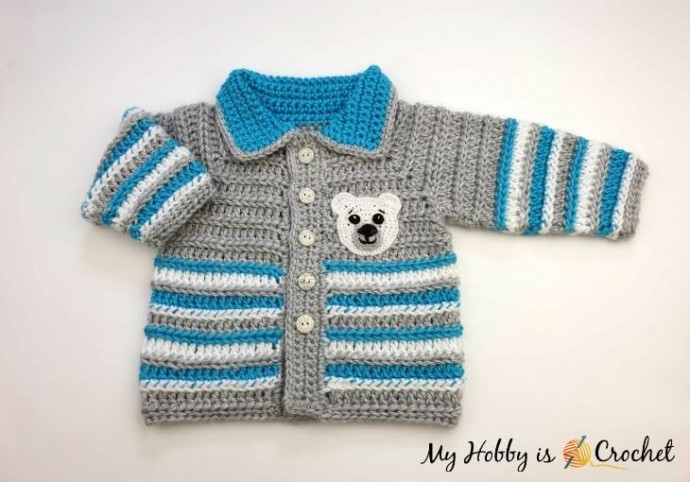 Inspiration. Crochet Baby Sweaters.