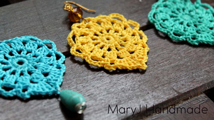 Inspiration. Crochet Earrings.