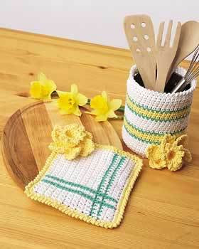 Inspiration. Crochet Kitchen Tools.