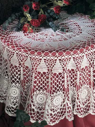 Inspiration. Crochet Table Cloths.