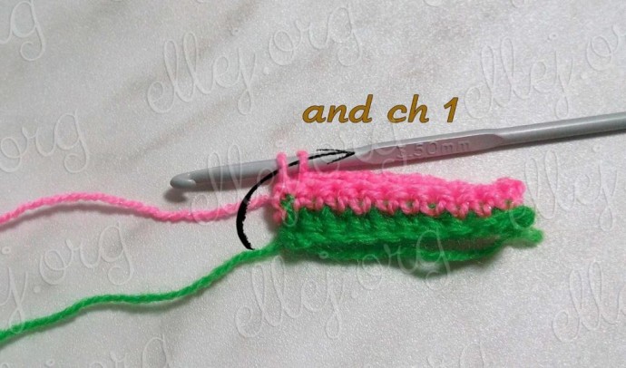 ​Two-Colored Crochet Brioche Pattern