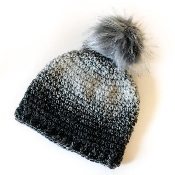 ​Easily Crochet Hat With Pom Pom