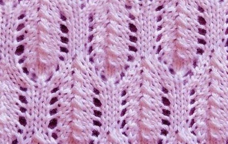 ​Fancy Knit Leaves Pattern