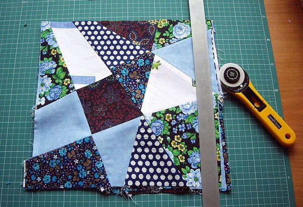 ​"Crazy" Patchwork Technique