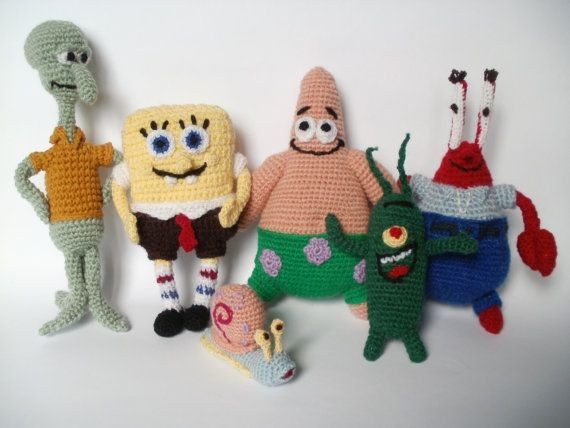 Inspiration. Crochet Cartoon Characters.