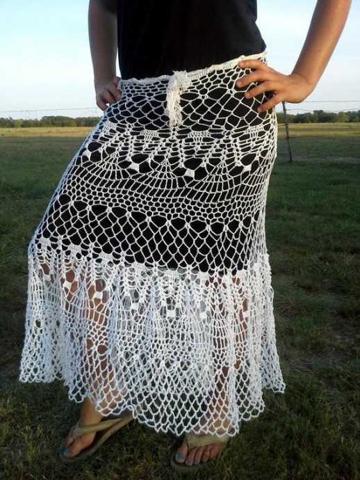 Inspiration. Crochet Skirts.