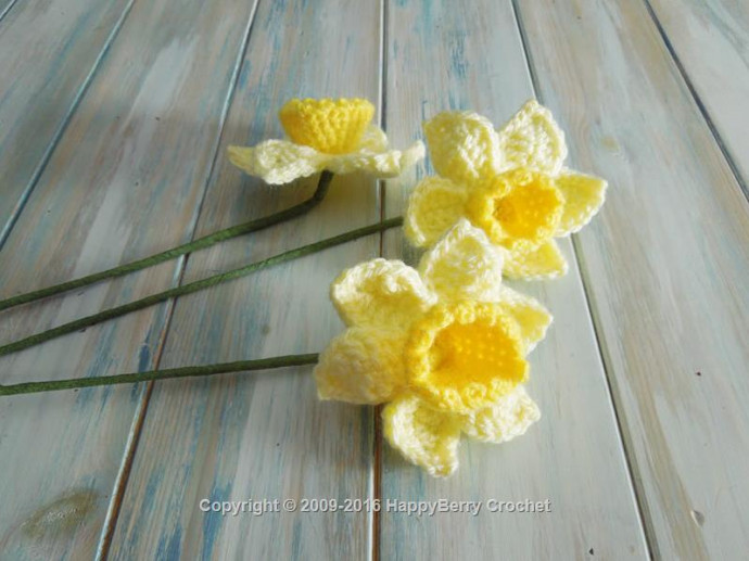 Inspiration. Crochet Spring Flowers.