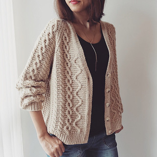 Inspiration. Knit Cardigans with Cables.