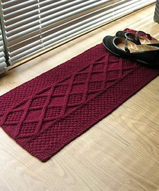 Inspiration. Knit Rugs.