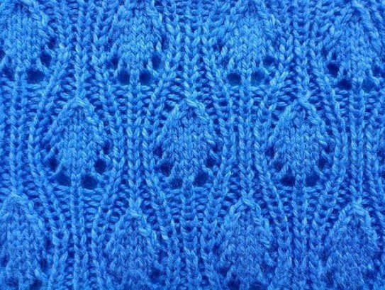 ​Knit Leaves Stitch
