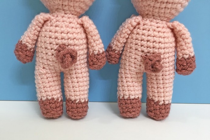 Helping our users. ​Crochet Girl/Boy Pig.