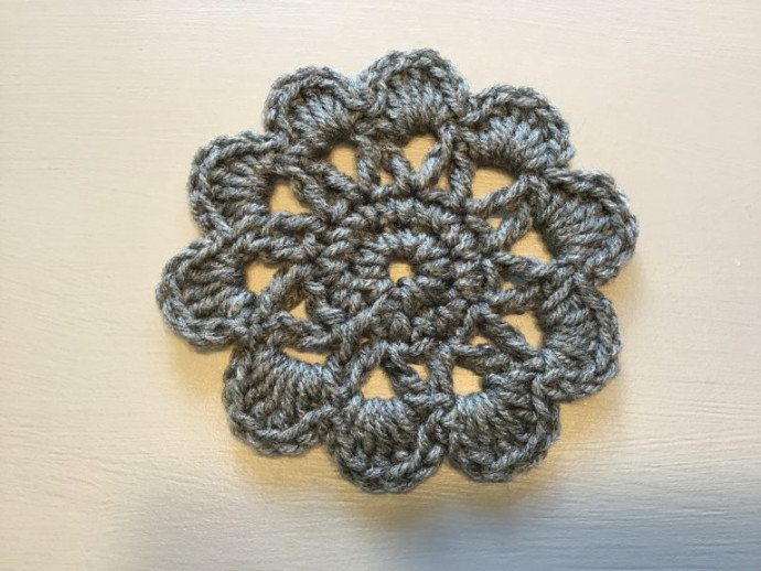 ​Crochet Headband with Flower