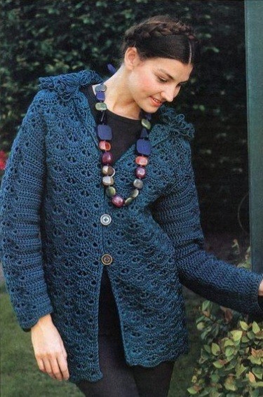 ​Elegant Crochet Jacket