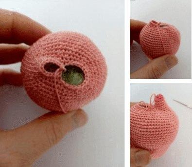 ​Funny Crochet Pig