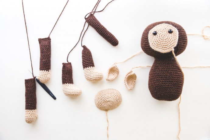 Helping our users. Funny Crochet Monkey.