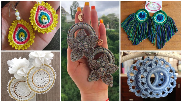 Inspiration. Crochet Earrings.
