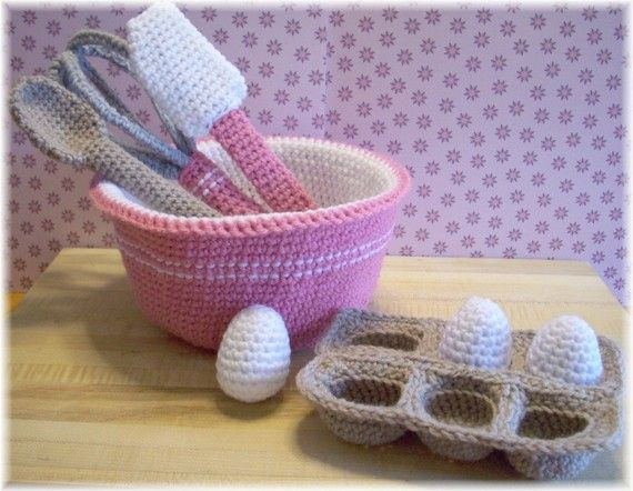 Inspiration. Crochet Kitchen Tools.