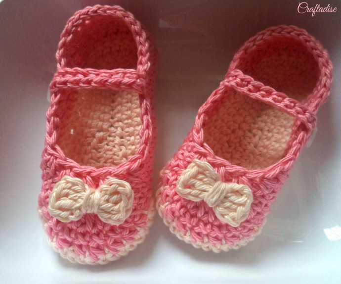 Inspiration. Crochet Summer Booties for Baby Girls.