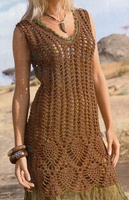 Inspiration. Crochet Tunics.