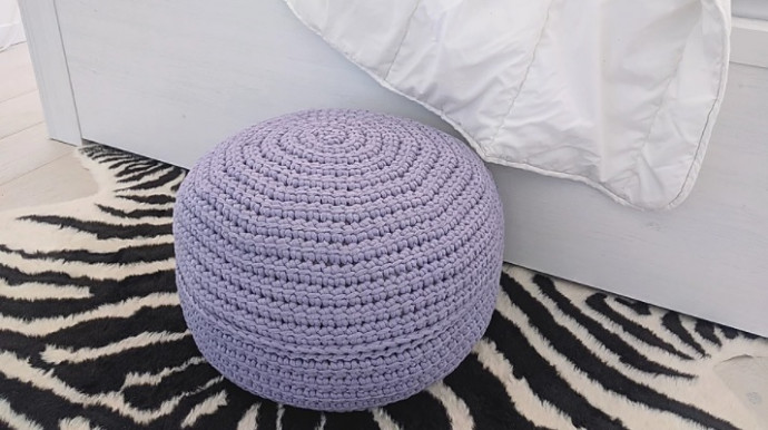 ​Crochet Floor Pouf