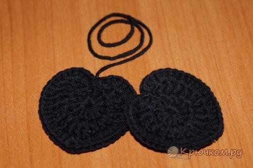 Dog Paw Crochet Applique Dog Paw Crochet Applique