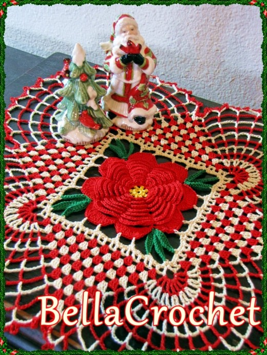 Inspiration. Crochet Christmas Doilies.