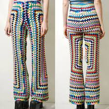 Inspiration. Crochet Pants.